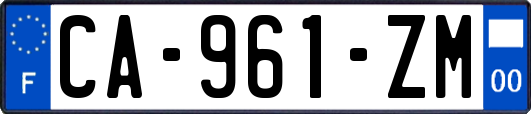 CA-961-ZM