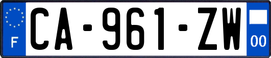 CA-961-ZW