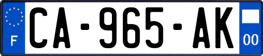 CA-965-AK