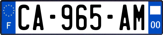 CA-965-AM