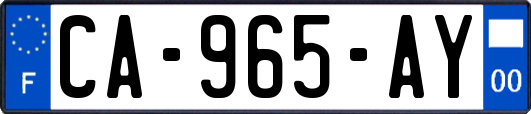 CA-965-AY