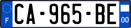 CA-965-BE