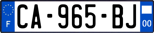 CA-965-BJ