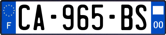 CA-965-BS