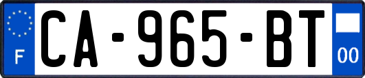 CA-965-BT