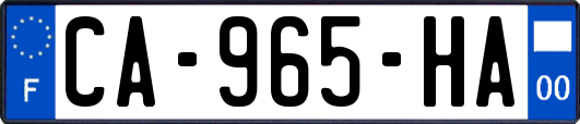 CA-965-HA