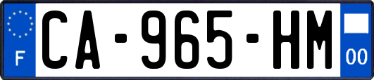 CA-965-HM