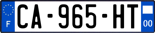 CA-965-HT