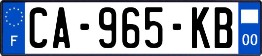 CA-965-KB