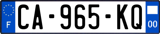 CA-965-KQ