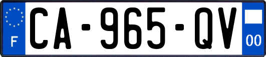 CA-965-QV