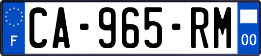 CA-965-RM