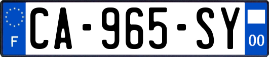 CA-965-SY