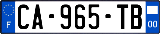 CA-965-TB