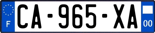 CA-965-XA