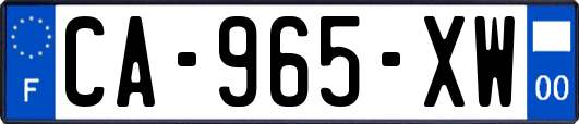 CA-965-XW