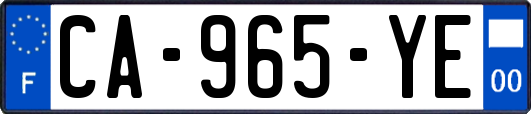 CA-965-YE