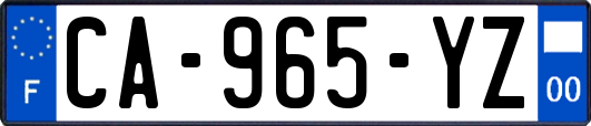 CA-965-YZ