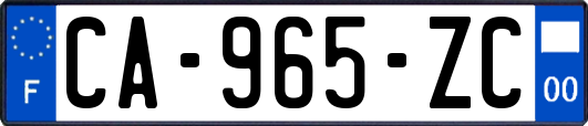 CA-965-ZC