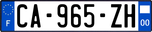 CA-965-ZH