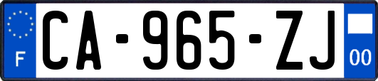 CA-965-ZJ