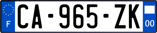 CA-965-ZK