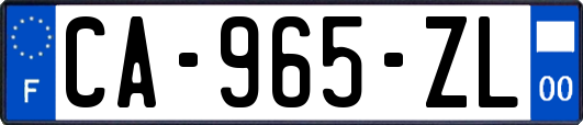 CA-965-ZL