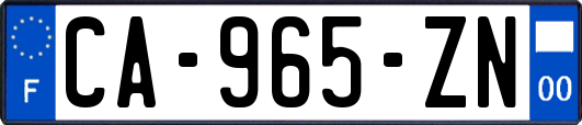 CA-965-ZN