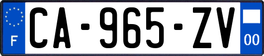 CA-965-ZV