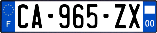 CA-965-ZX