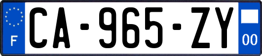 CA-965-ZY