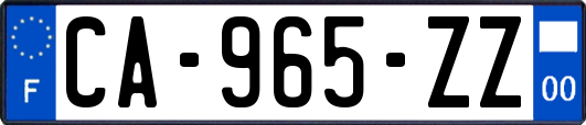 CA-965-ZZ