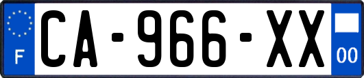 CA-966-XX