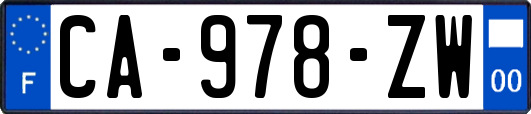 CA-978-ZW