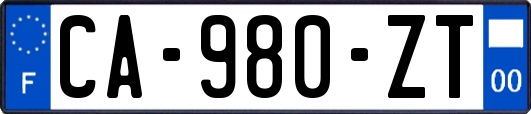 CA-980-ZT