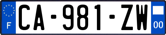 CA-981-ZW