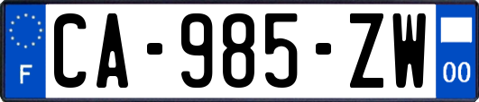 CA-985-ZW