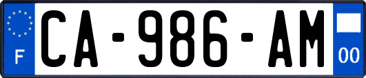 CA-986-AM