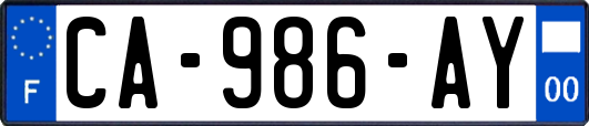 CA-986-AY