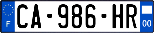 CA-986-HR