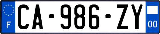 CA-986-ZY