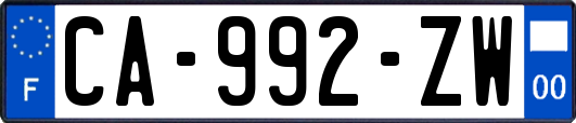 CA-992-ZW