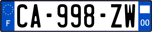 CA-998-ZW