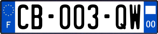 CB-003-QW