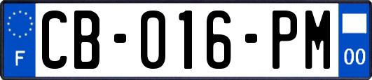 CB-016-PM