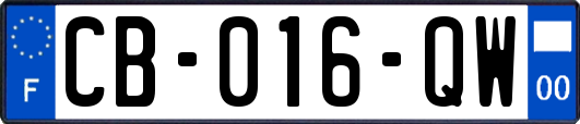 CB-016-QW