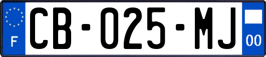 CB-025-MJ