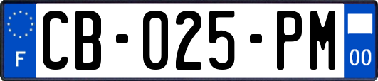 CB-025-PM