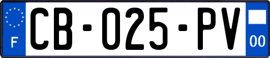CB-025-PV