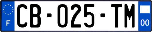 CB-025-TM